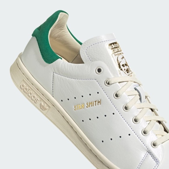 Adidas Stan Smith White and Green Sneakers - Picture 6 of 8